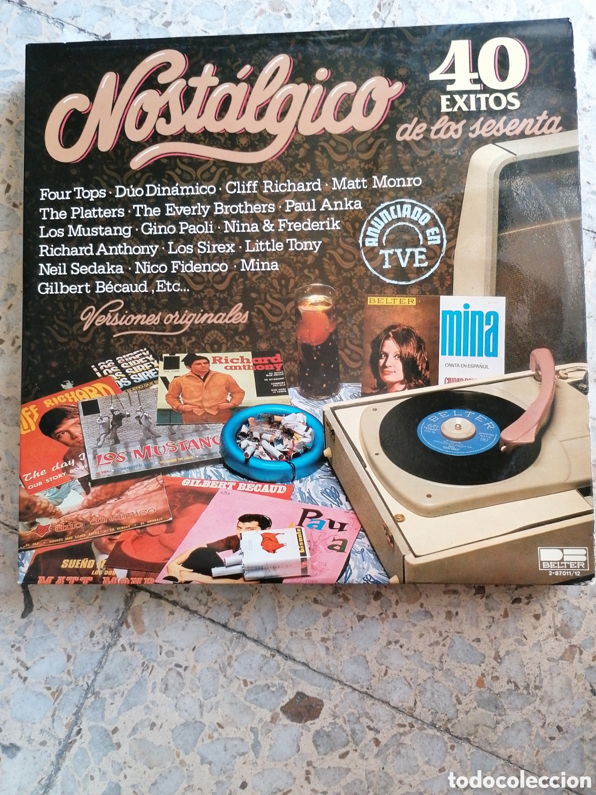 Vinyl records: 2 LP NOSTALGICO DE LOS SESENTA 40 EXITOS 1981 ESPA&Ntilde;A