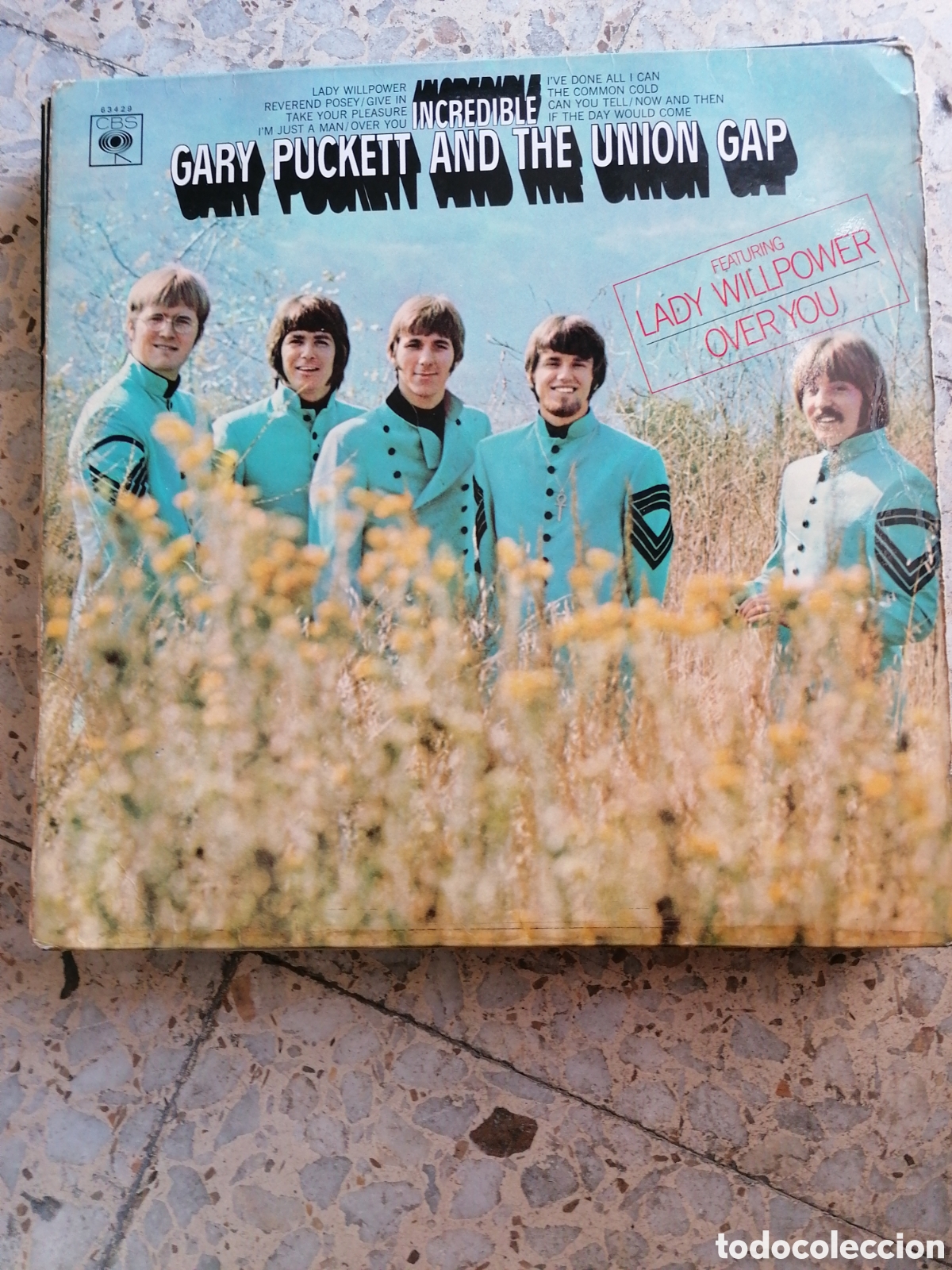Vinyl records: LP GARY PUCKETT AND THE UNION GAP INCREIBLE 1968 UK