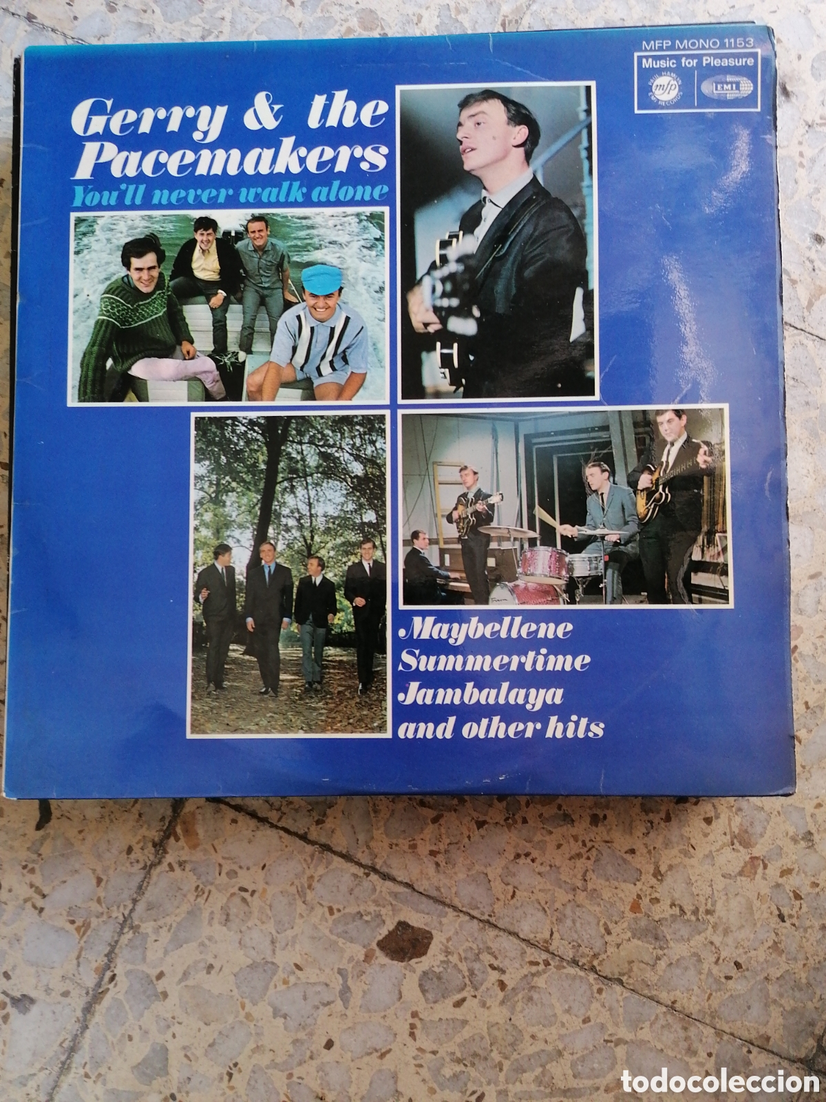 Vinyl records: LP GERRY THE PACEMAKERS YOU&acute;LL NEVER WALK ALONE 1963 UK