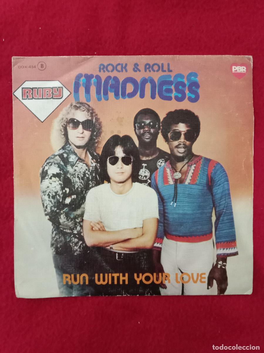 Discos de vinilo: Ruby - Run Whith Your Love / Singin&acute;The Blues - Edit. Zafiro, S.A. 1980