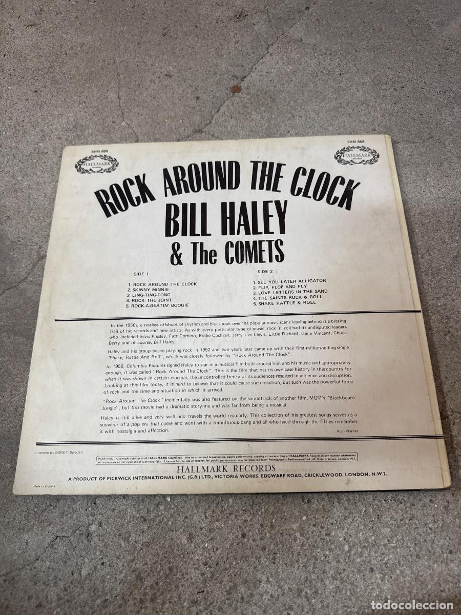 Discos de vinilo: Disco LP BILLY HALEY & THE COMETS ROCK AROUND THE CLOCK 1965 - Foto 2