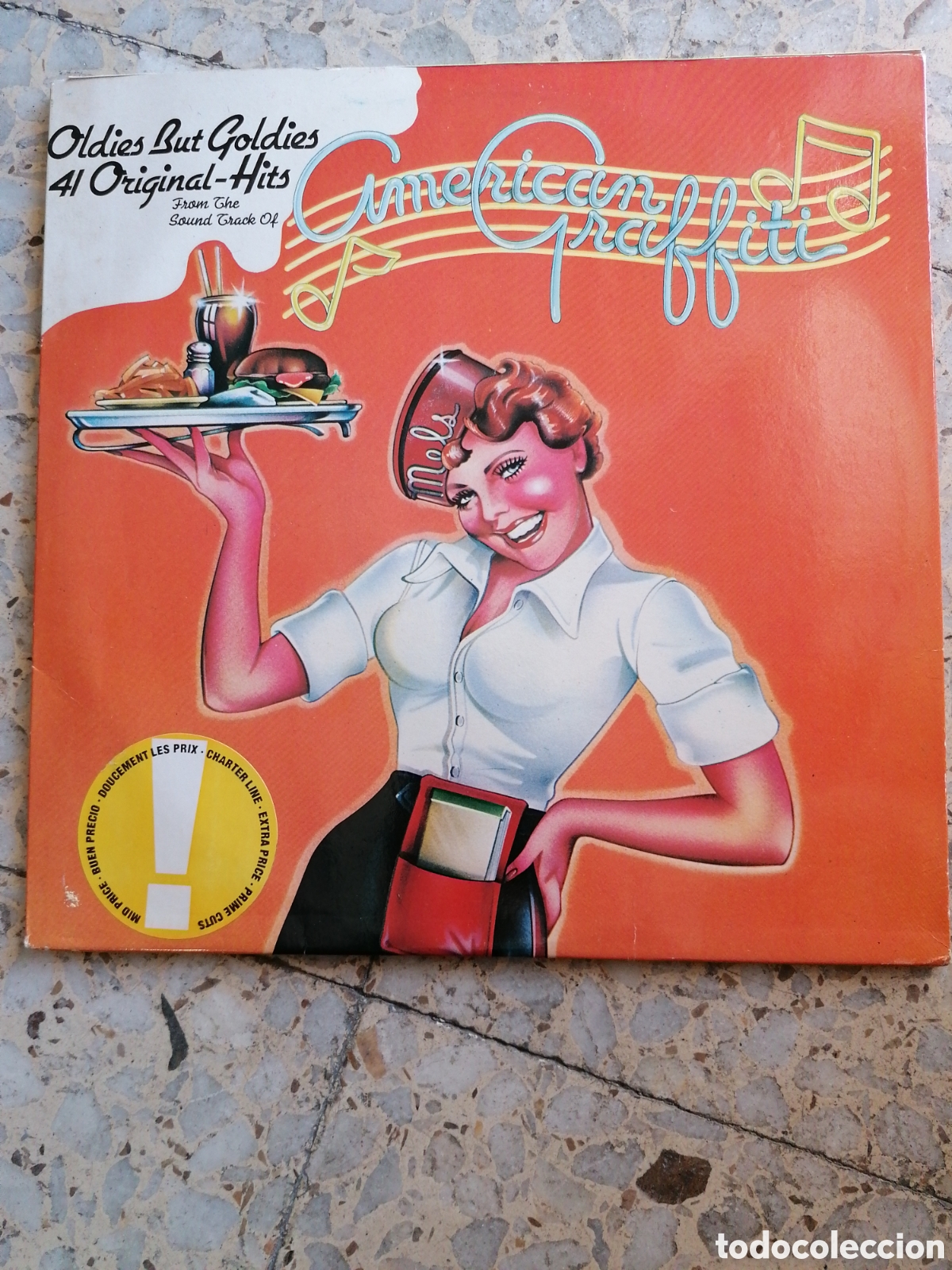 Vinyl-Schallplatten: 2 LP AMERICAN GRAFFITI 1987 ESPA&Ntilde;A PORTADA DOBLE