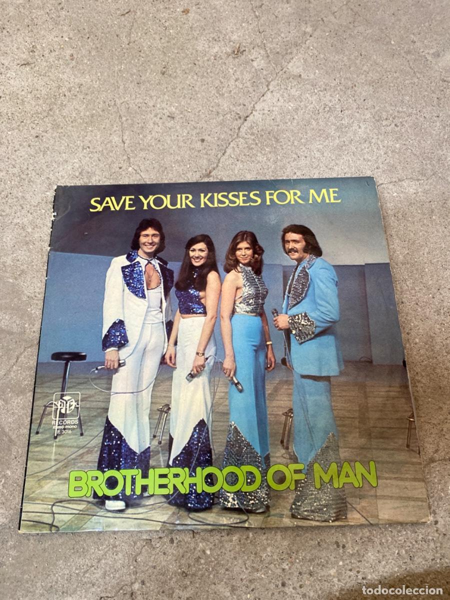 Discos de vinilo: Disco LP Brotherhood Of Man &ndash; Save Your Kisses For Me 1976
