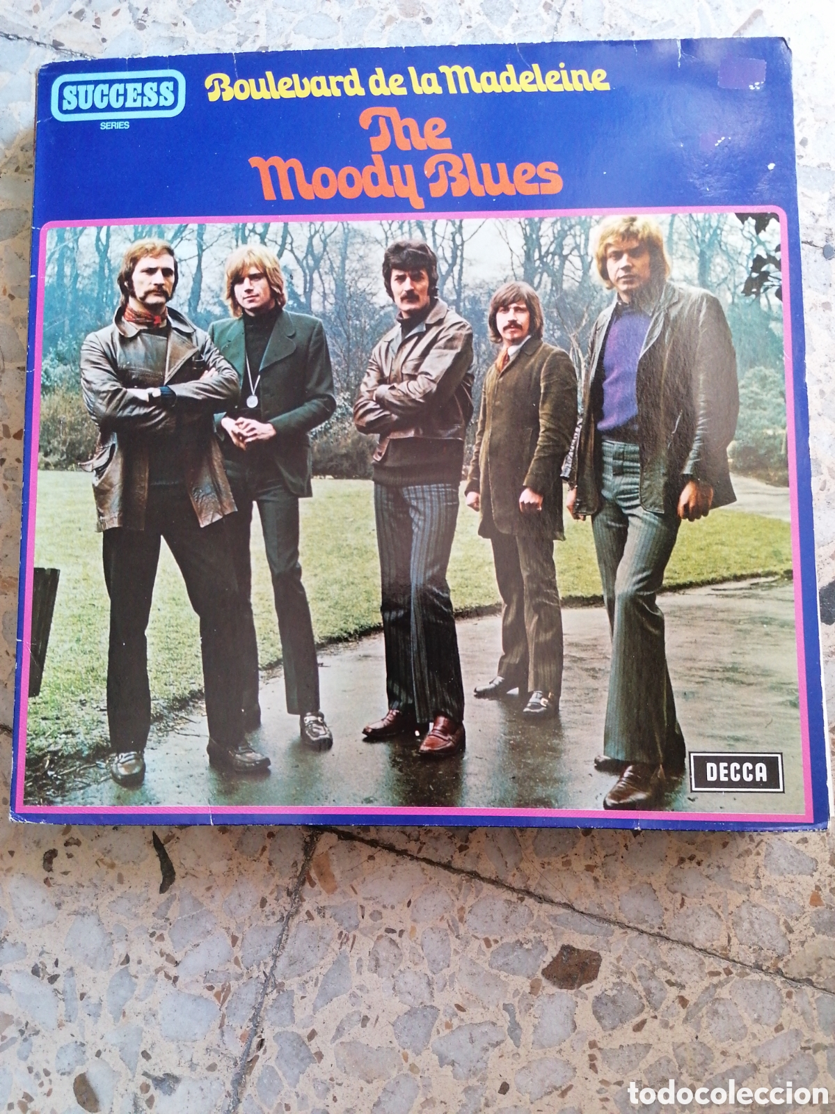 Discos de vinilo: LP THE MOODY BLUES BOULEVARD DE LA MADELEINE 1968 HOLANDA