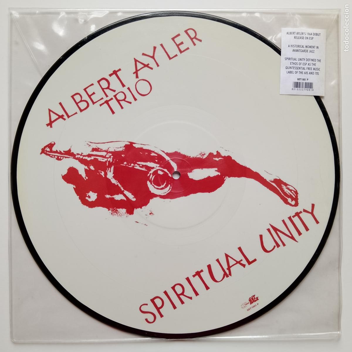 Discos de vinilo: Albert Ayler Trio-Spiritual Unity (LP Get Back) RE Picture Disc Free Jazz 1965. Pharoah Sanders...