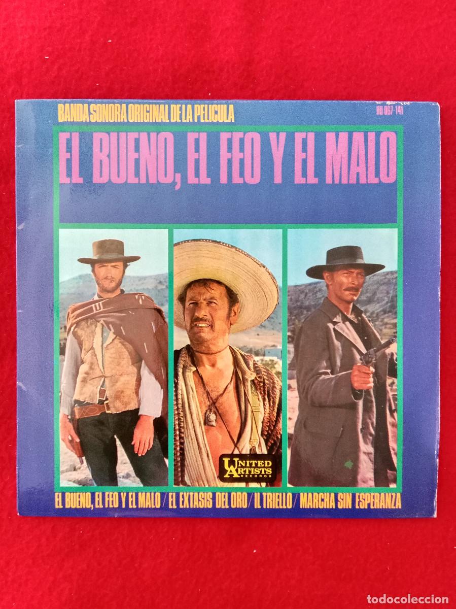Discos de vinilo: Banda Sonora Original de la Pel&iacute;cula - El Bueno, El Feo y El Malo - Edit. United Artist Records 1967
