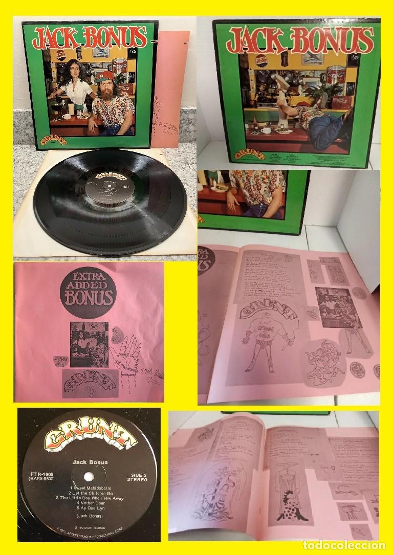Discos de vinilo: Jack Bonus 1972, jefferson airplane, quicksilver, hot tuna, RARE ORG EDT USA + LIBRETO 8 PAG, EXC