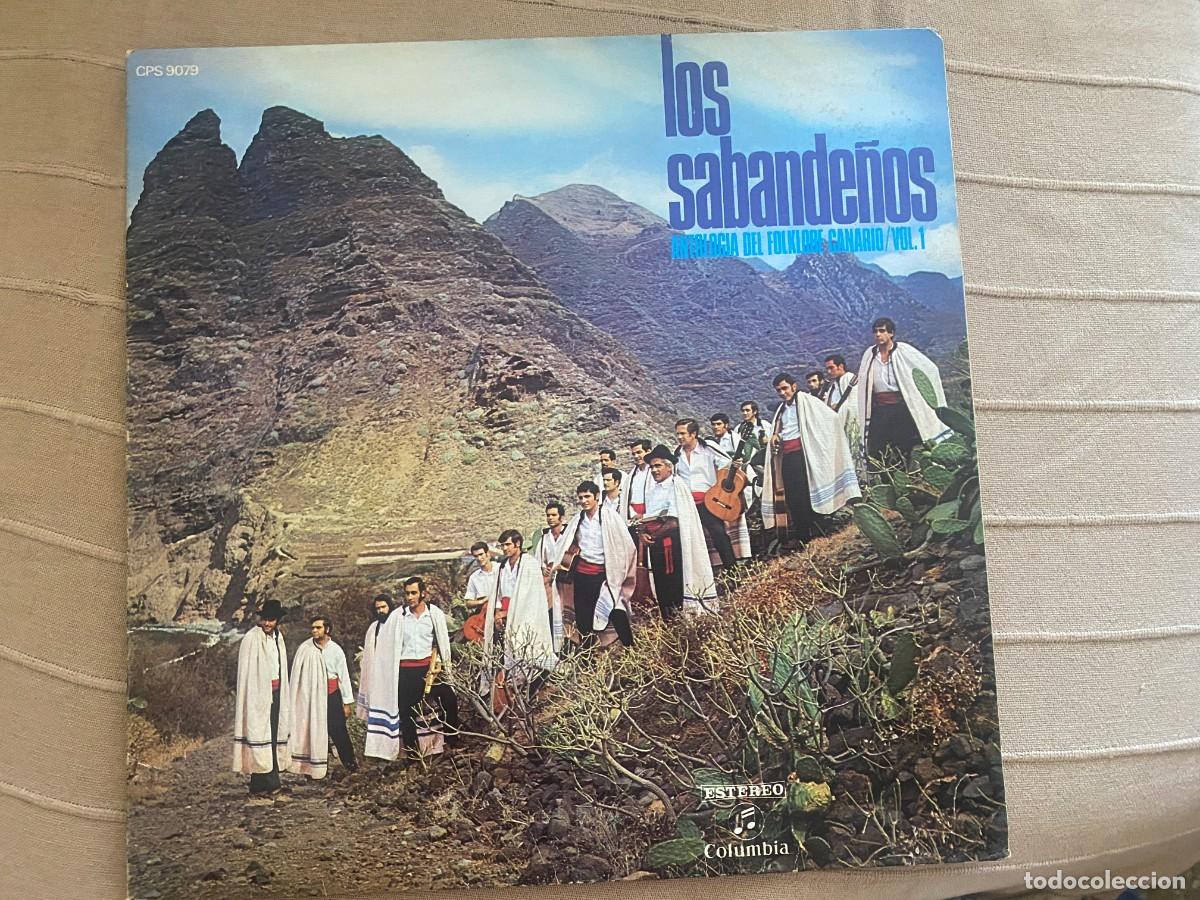 Discos de vinilo: LP LOS SABANDE&Ntilde;OS - ANTOLOGIA DEL FOLKLORE CANARIO VOL. 1