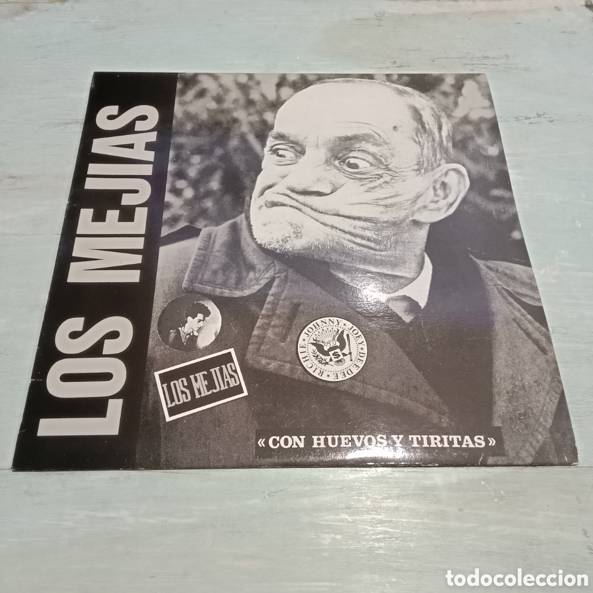 Discos de vinilo: LOS MEJIAS - CON HUEVOS Y TIRITAS - LP