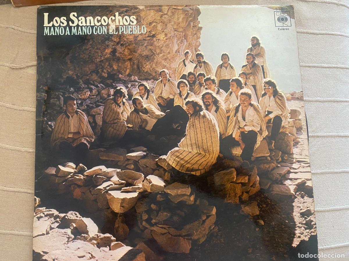 Discos de vinilo: LP LOS SANCOCHOS - MANO A MANO CON EL PUEBLO