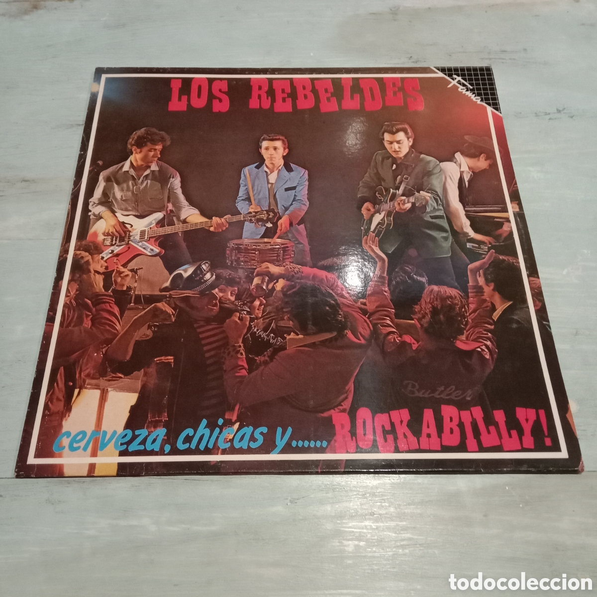Discos de vinilo: LOS REBELDES - CERVEZA, CHICAS Y ROCKABILLY - LP