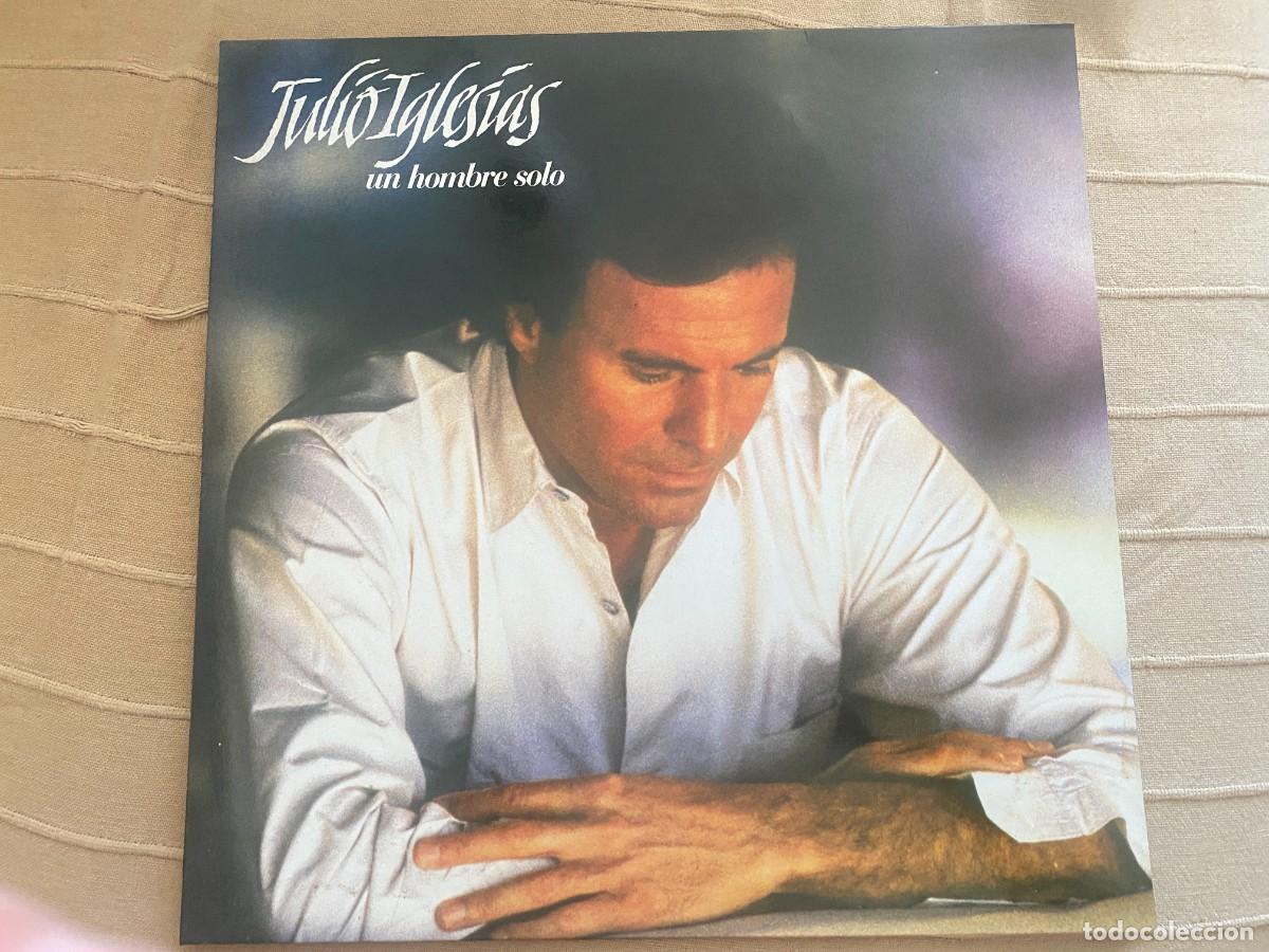 Discos de vinilo: LP JULIO IGLESIAS - UN HOMBRE SOLO