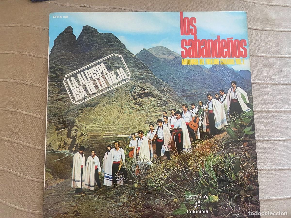 Discos de vinilo: LP LOS SABANDE&Ntilde;OS - ANTOLOGIA DEL FOLKLORE CANARIO VOL. 2