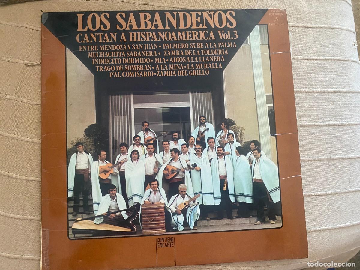 Discos de vinilo: LP LOS SABANDE&Ntilde;OS - ANTOLOGIA DEL FOLKLORE CANARIO VOL. 3