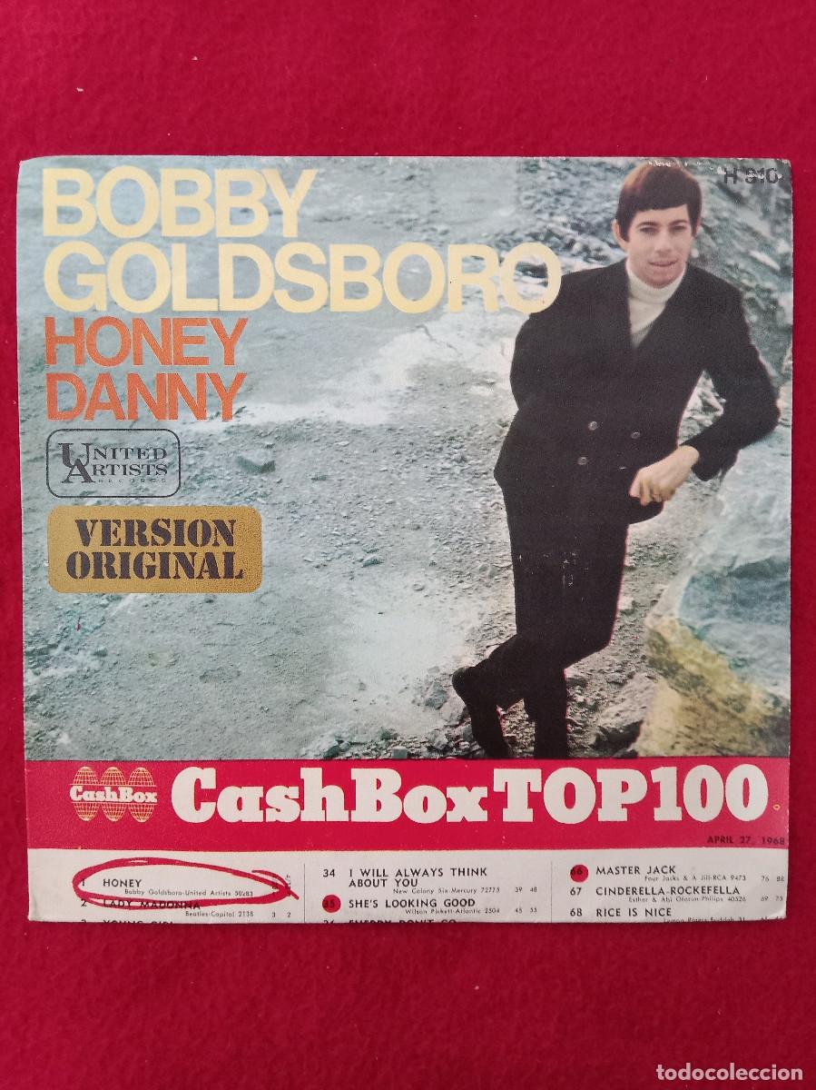 Discos de vinilo: Bobby Goldsboro - Honey / Danny - Edit. HispaVox. 1968