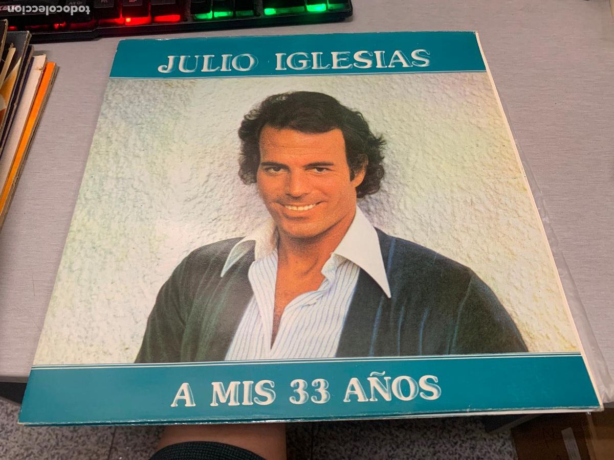 Discos de vinilo: JULIO IGLESIAS: A MIS 33 A&Ntilde;OS / VINILO LP - CBS 1980