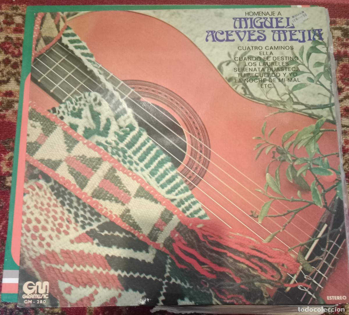Discos de vinilo: Raul Fernandez Con El Mariachi Aguilas De Mexico &ndash; Homenaje A Miguel Aceves Mejia Lp Espa&ntilde;a 1974