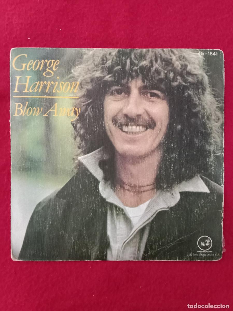 Discos de vinilo: George Harrison - Blow Away - Soft-Hearted Hana - Edit. HispaVox. 1979