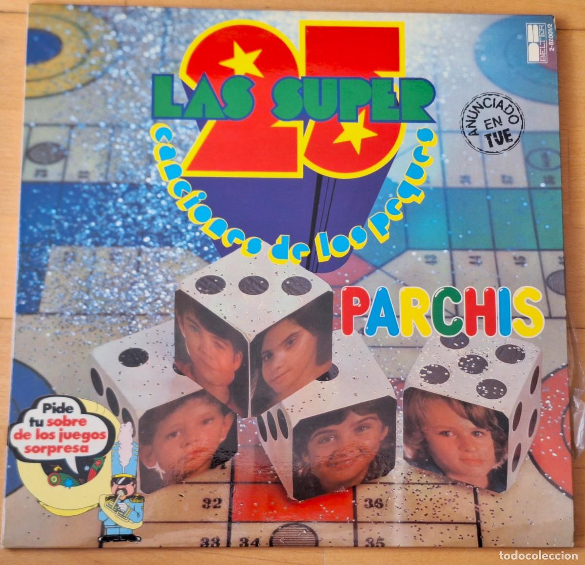 Discos de vinilo: LAS SUPER 25 DE PARCHIS - CANCIONES DE LOS PEQUES- 2 DISCOS VINILO LP - BELTER 1979- PERFECTO ESTADO