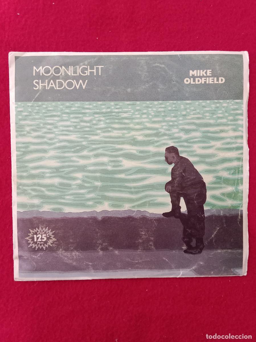 Discos de vinilo: Mike Oldfield - Moonlight Shadow / Rite Man - Edit. Virgin. 1983 - Foto 1
