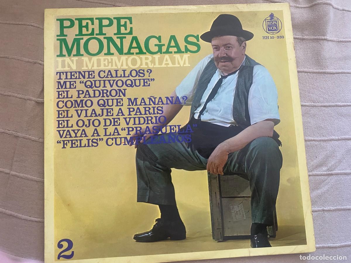 Discos de vinilo: LP PEPE MONAGAS - IN MEMORIAN - Foto 1