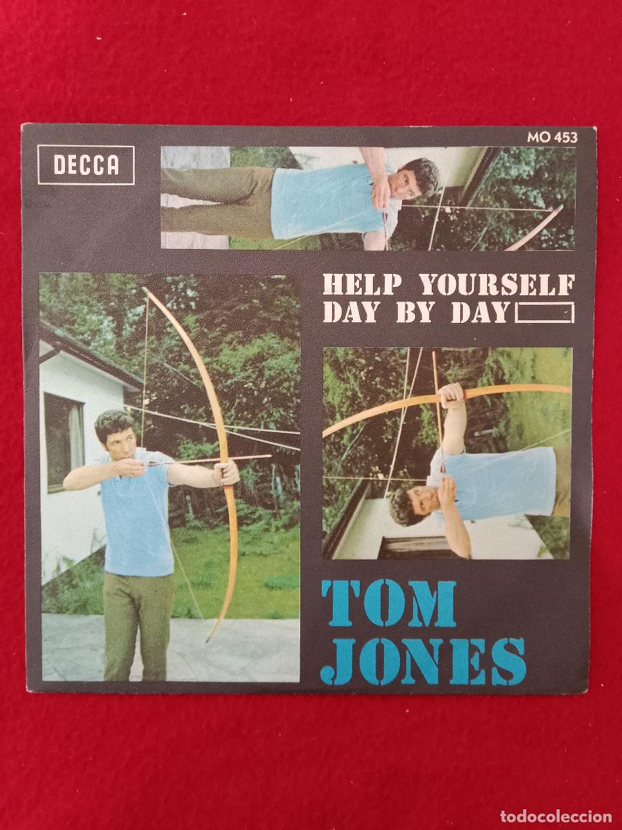 Discos de vinilo: Tom Jones - Help Yourself / Day By Day - Edit. DECCA. 1968