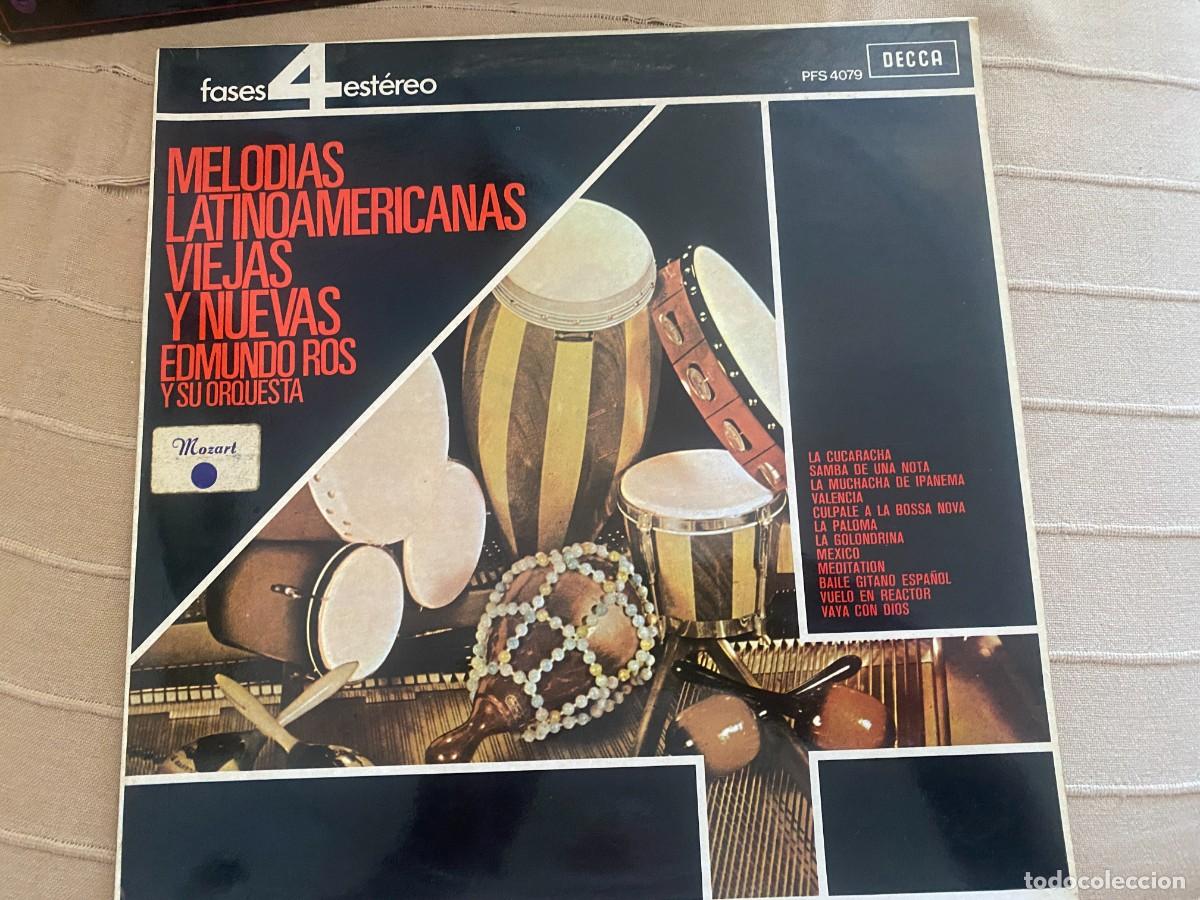 Discos de vinilo: LP EDMUNDO ROS - MELODIAS LATINOAMERICANA VIEJAS Y NUEVAS