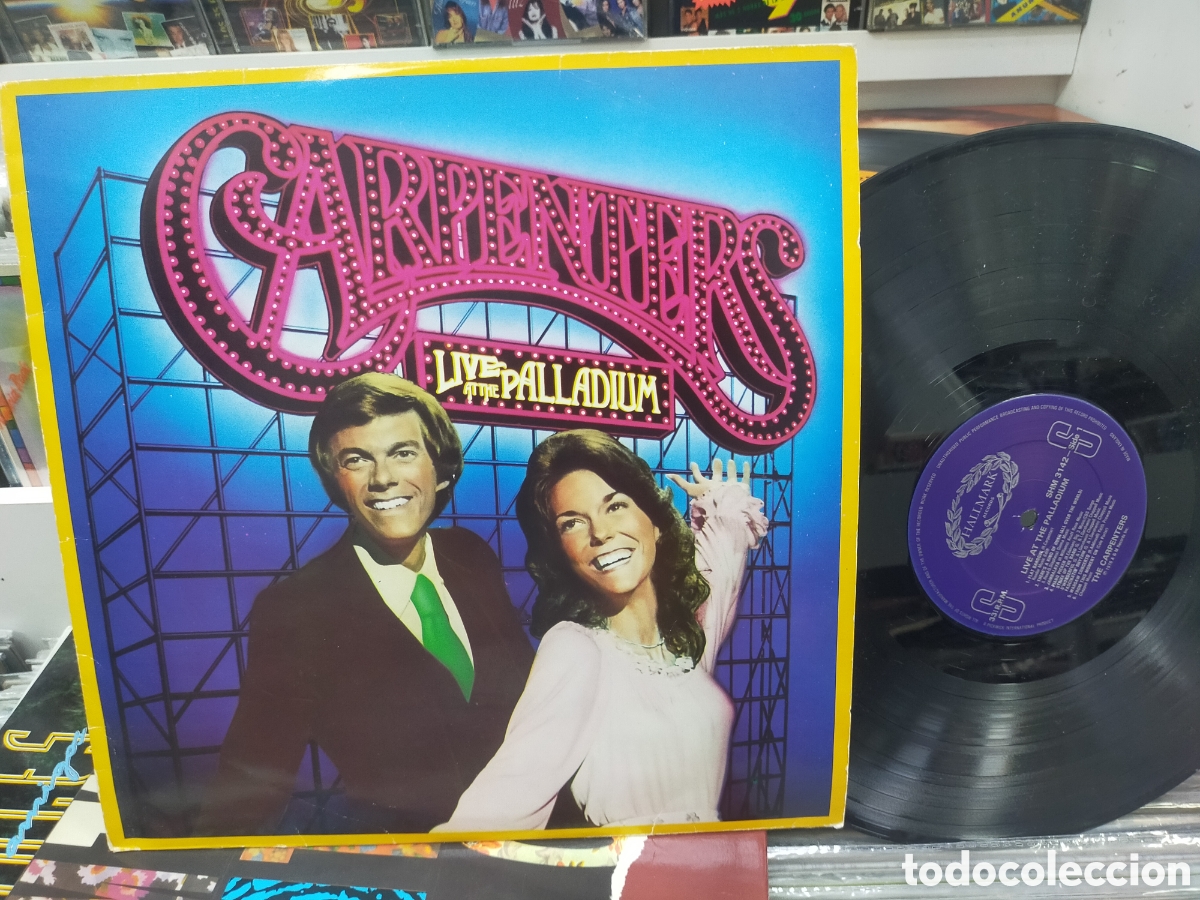 Discos de vinilo: Carpenters LP live at the palladium u.k. 1980
