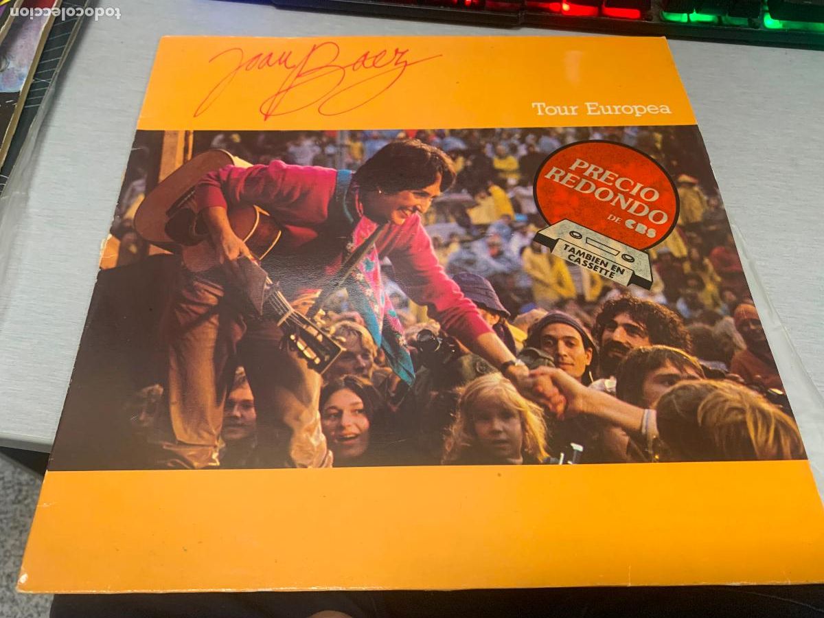 Discos de vinilo: JOAN BAEZ: TOUR EUROPEA / VINILO LP - CBS 1982