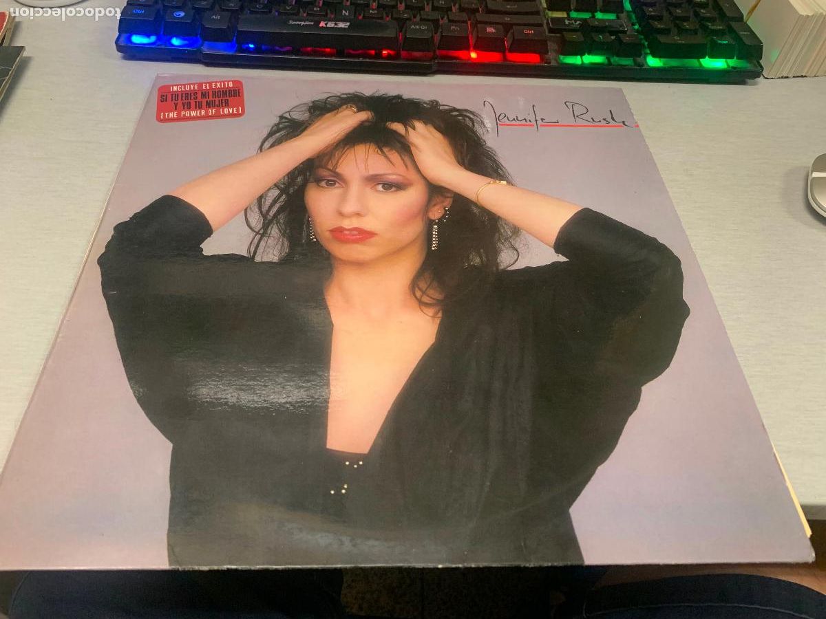 Discos de vinilo: JENNIFER RUSH: THE POWER OF LOVE (INCLUYE SI TU ERES MI HOMBRE Y YO TU MUJER) / VINILO LP - CBS 1985
