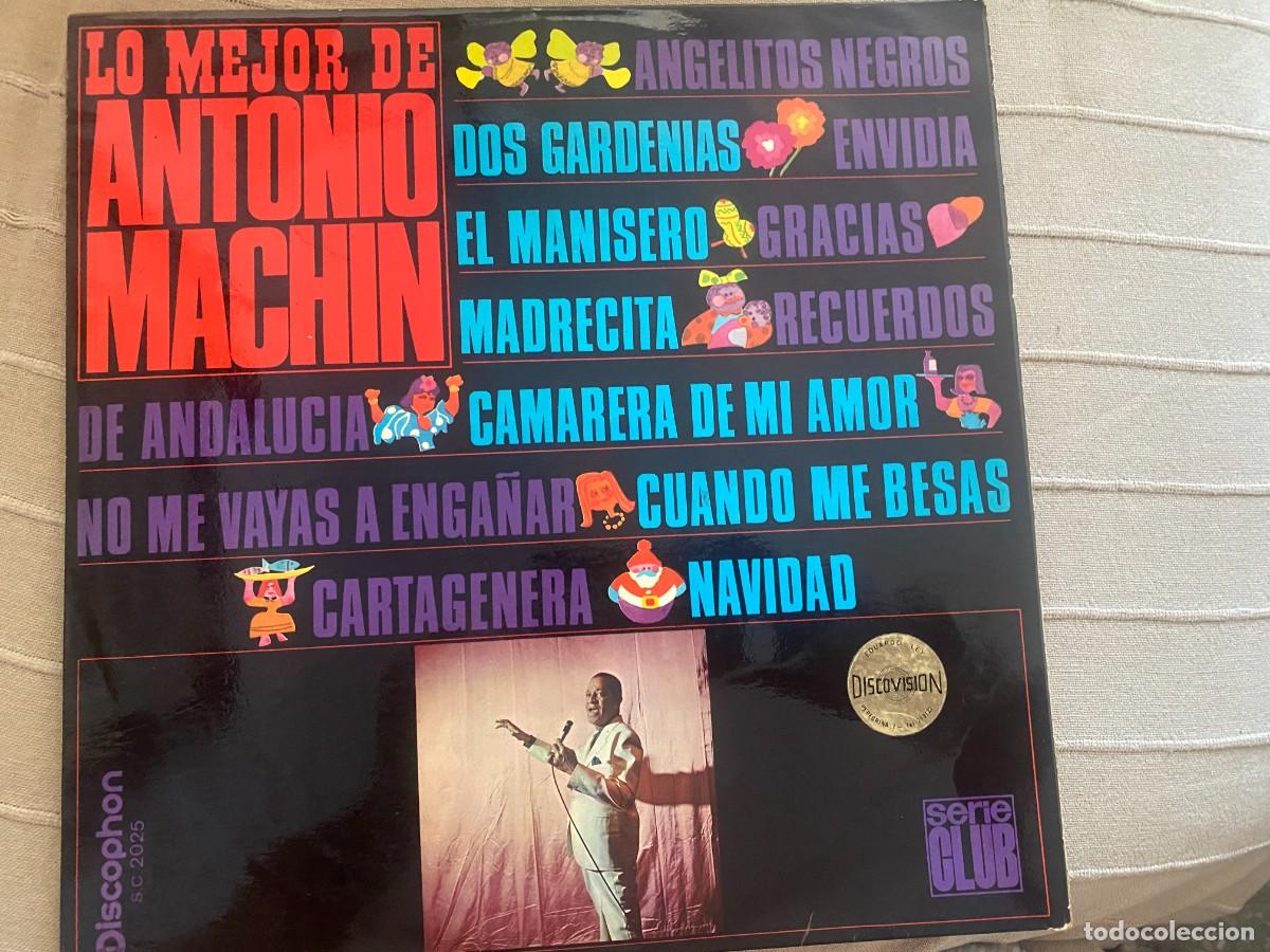 Discos de vinilo: LP ANTONIO MACHIN - LO MEJOR DE