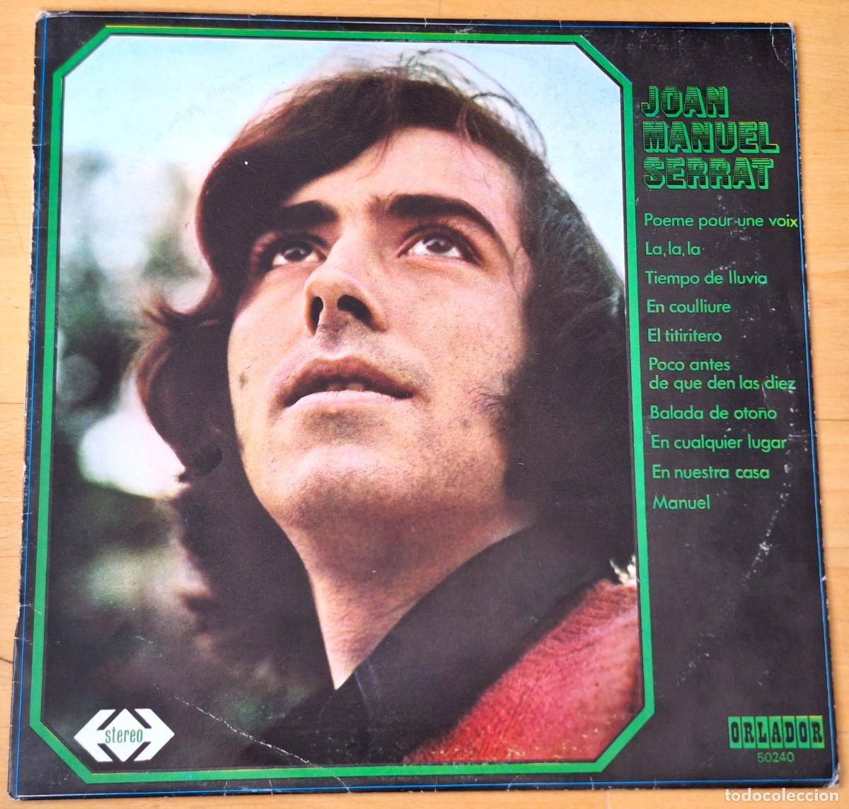 Discos de vinilo: JOAN MANUEL SERRAT - EDICION ESPECIAL - DISCO VINILO LP - ORLADOR A&Ntilde;O 1970 - PERFECTO ESTADO