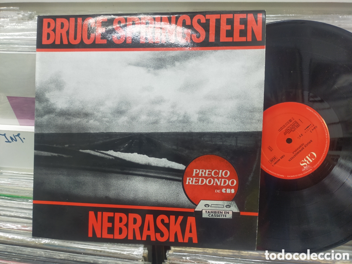 Discos de vinilo: Bruce Springsteen LP nebraska Espa&ntilde;a 1989 - Foto 1