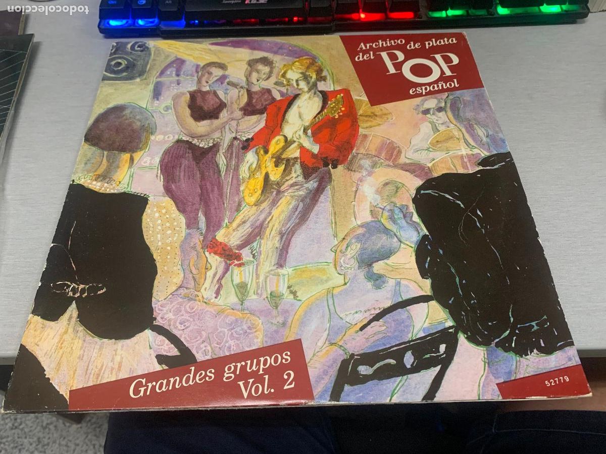 Discos de vinilo: ARCHIVO DE PLATA DEL POP ESPA&Ntilde;OL - GRANDES GRUPOS VOL. 2 / VINILO DOBLE LP - EMI ODEON 1989