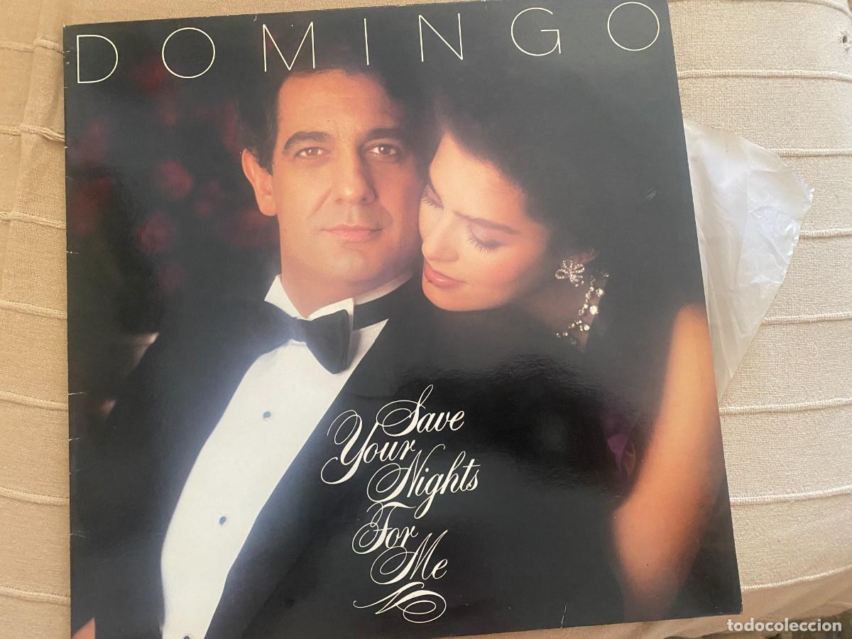 Discos de vinilo: LP PLACIDO DOMINGO - SAVE YOUR NIGHTS FOR ME