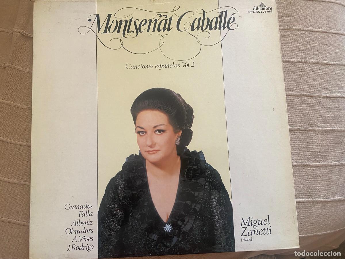 Discos de vinilo: LP MONTSERRAT CABALLE - CANCIONES ESPA&Ntilde;OLAS VOL. 2