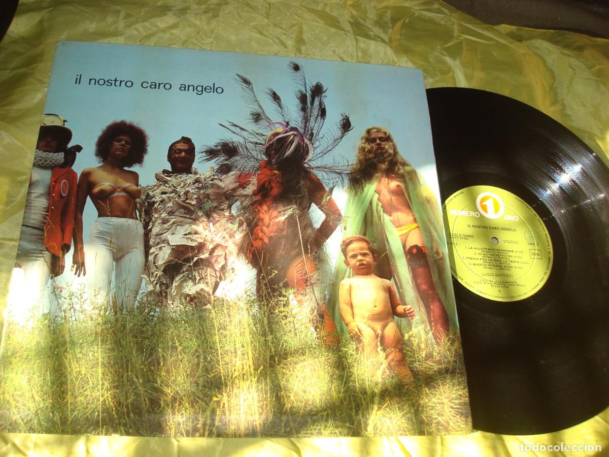 Discos de vinilo: LUCIO BATTISTI. IL NOSTRO CARO ANGELO. NUMERO UNO, 1973. PORTADA ABIERTA. EDC. ITALY (#)
