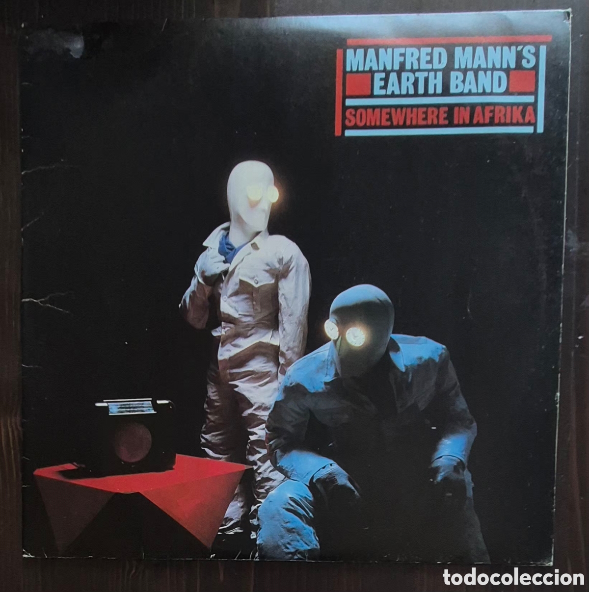 Discos de vinilo: LP - MANFRED MANN'S EARTH BAND - SOMEWHERE IN AFRIKA - 1982 ESPA&Ntilde;A