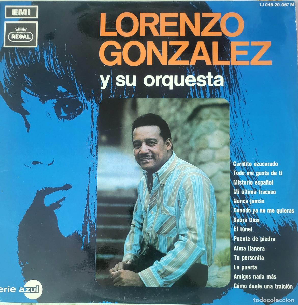 Discos de vinilo: Lorenzo Gonz&aacute;lez Lp sello Emi-Regal editado en Espa&ntilde;a a&ntilde;o 1969...