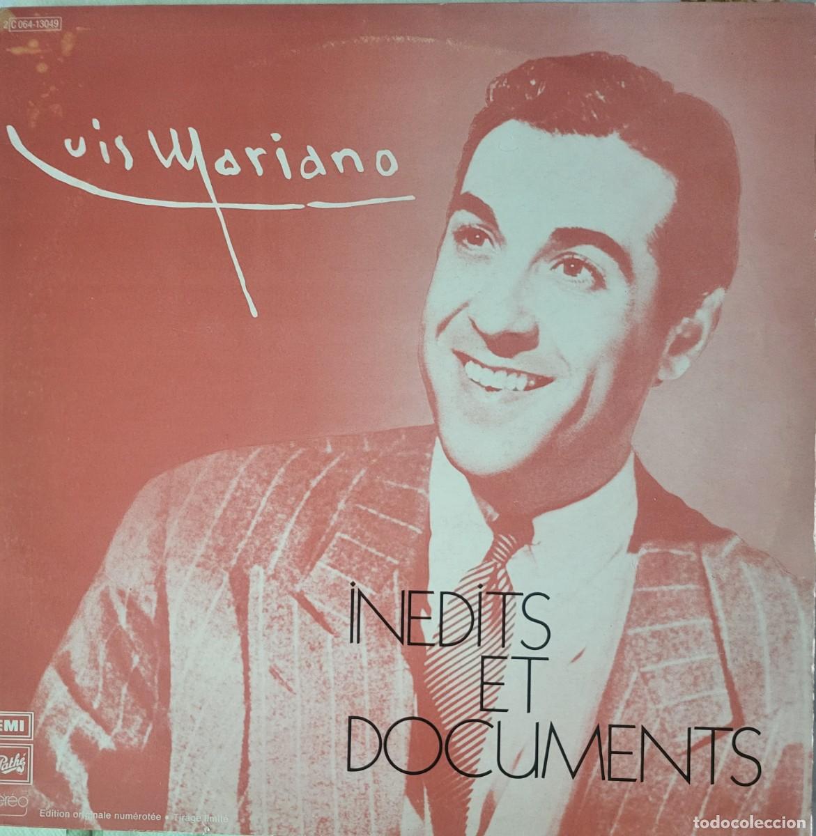 Discos de vinilo: Luis Mariano Lp sello Emi-Pathe editado en Francia a&ntilde;o 1975 Inedits el documents...