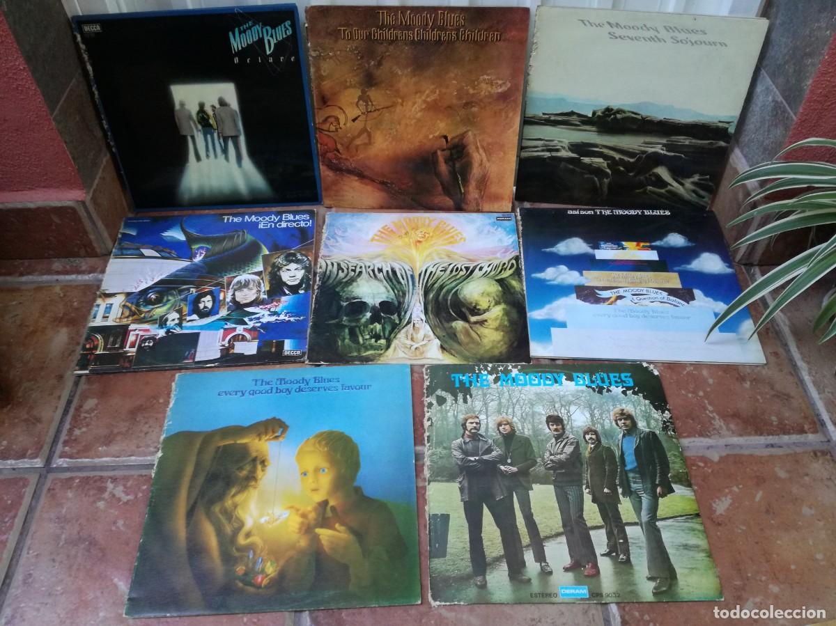 Discos de vinilo: LOTE DE 8 LPs DE THE MOODY BLUES-EDICIONES ORIGINALES ESPA&Ntilde;OLAS