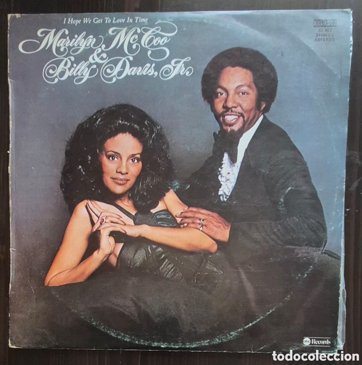Discos de vinilo: LP - MARILYN McCOo & BILLY DAVIS JR. - I HOPE WE GET TO LOVE IN TIME - 1977 ESPA&Ntilde;A