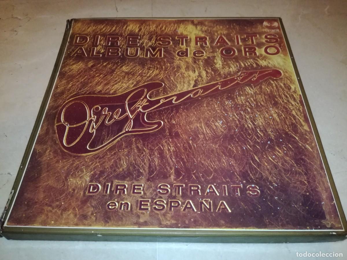 Discos de vinilo: CAJA CON 4 LPs DE DIRE STRAITS-ALBUM DE ORO-DIRE STRAITS EN ESPA&Ntilde;A