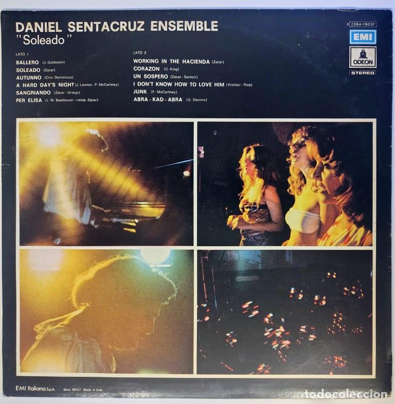 Discos de vinilo: Daniel Sentacruz Ensemble. Soleado. Emi-Odeon, Italia 1974 LP - Foto 2