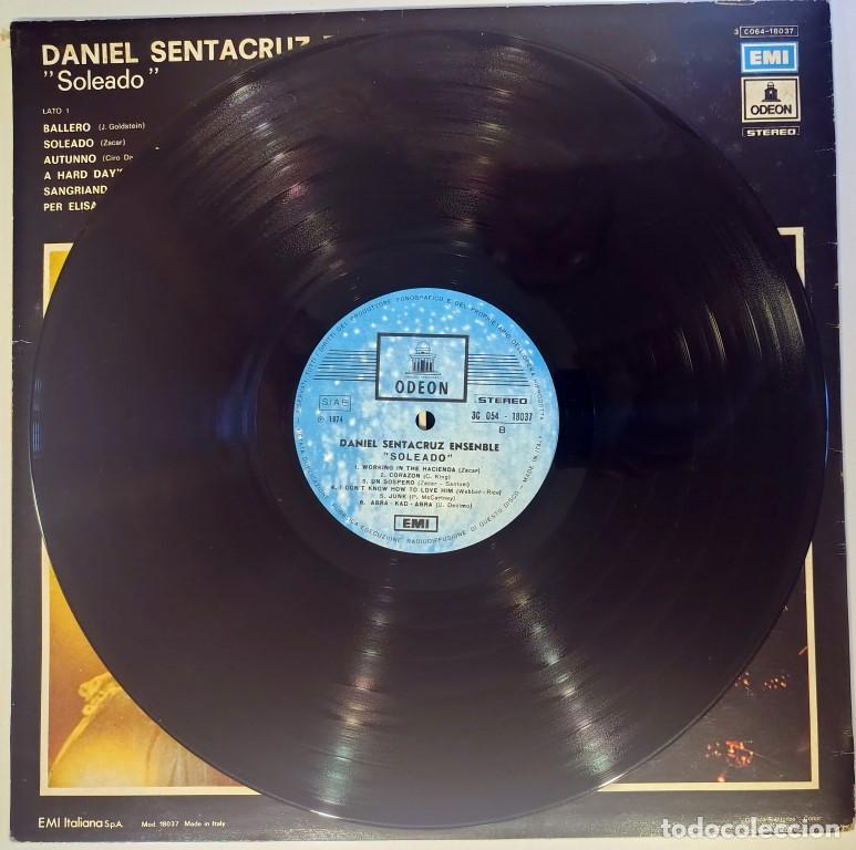 Discos de vinilo: Daniel Sentacruz Ensemble. Soleado. Emi-Odeon, Italia 1974 LP - Foto 4