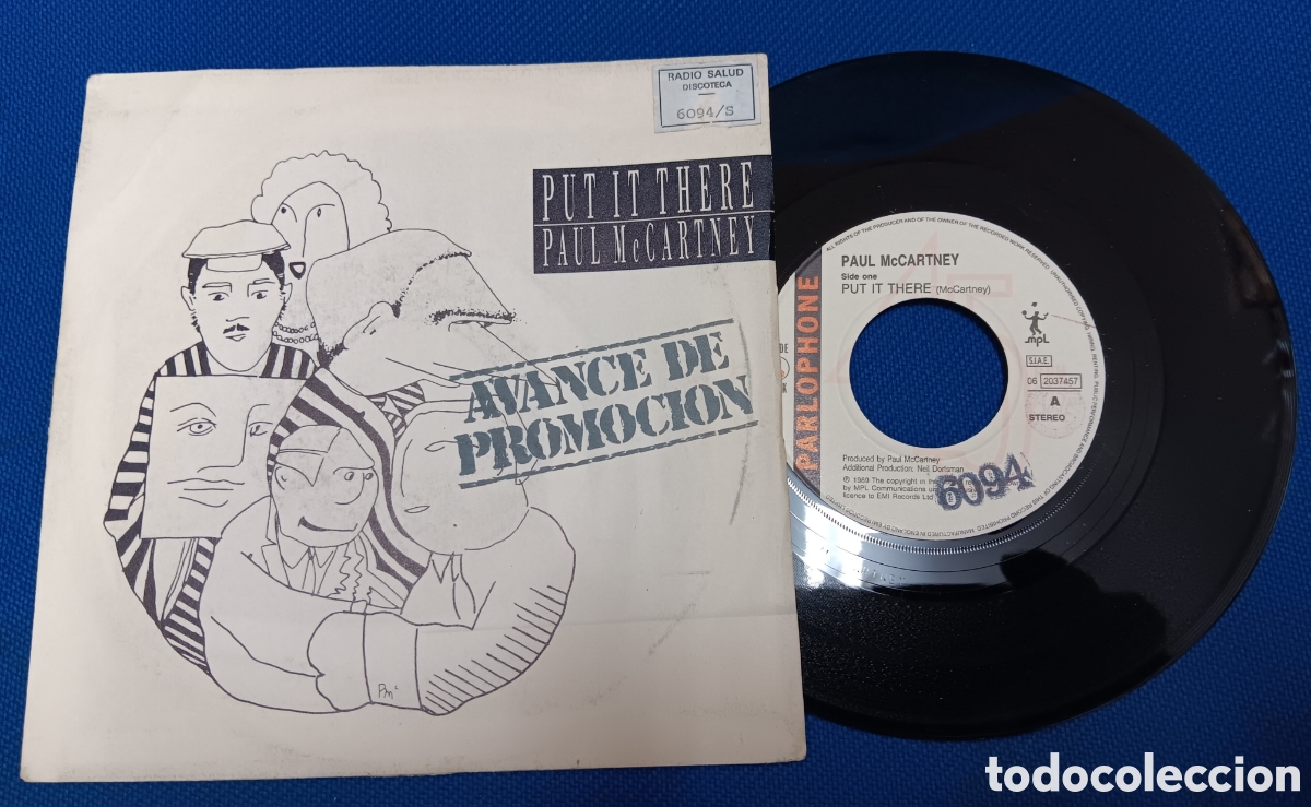 Discos de vinilo: BEATLES McCARTNEY SINGLE PROMOCIONAL FLOWERS IN THE DIRT 1989