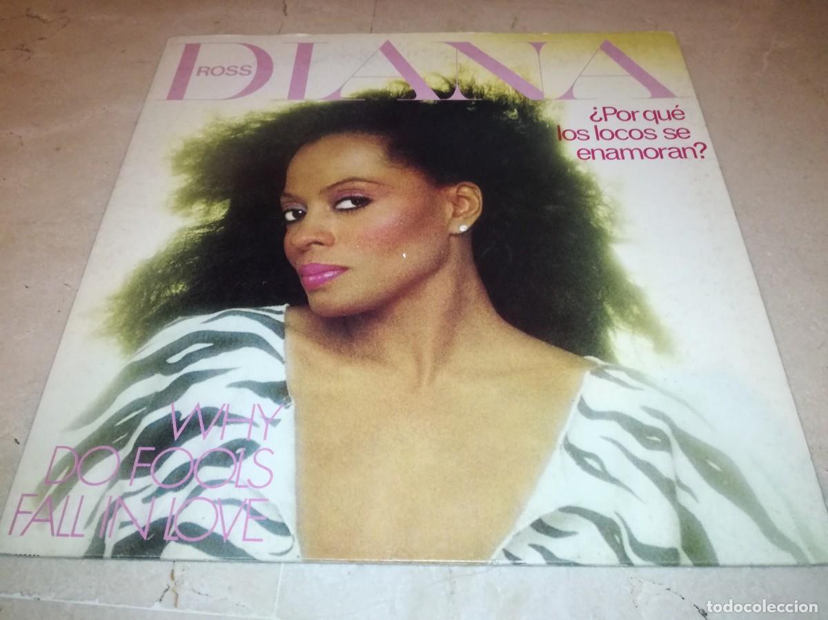 Discos de vinilo: DIANA ROSS-&iquest;POR QU&Eacute; LOS LOCOS SE ENAMORAN?-GATEFOLD-CONTIENE ENCARTE-ORIGINAL ESPA&Ntilde;OL 1981