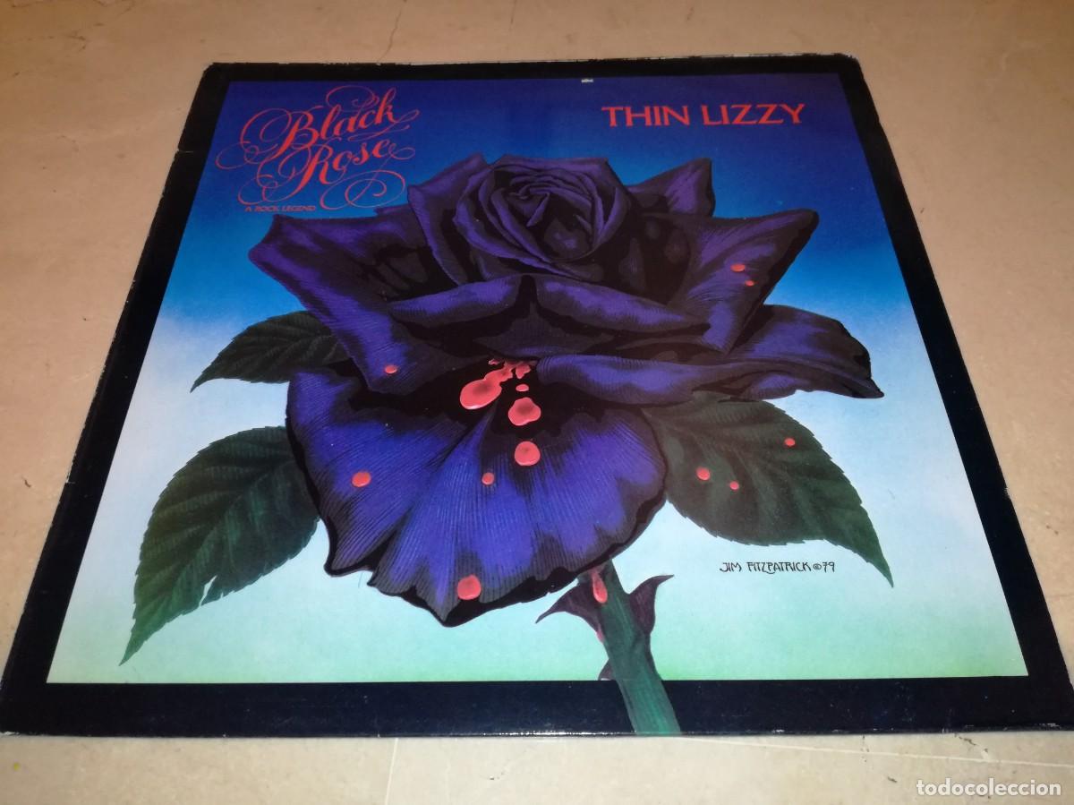 Discos de vinilo: THIN LIZZY-BLACK ROSE-EDICI&Oacute;N ESPA&Ntilde;OLA - Foto 1