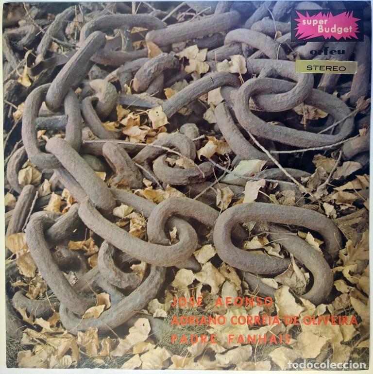 Discos de vinilo: Jos&eacute; Afonso, Adriano Correia de Oliveira, Padre Fanhais. Super-Budget. Orfeu, Portugal 1973 LP