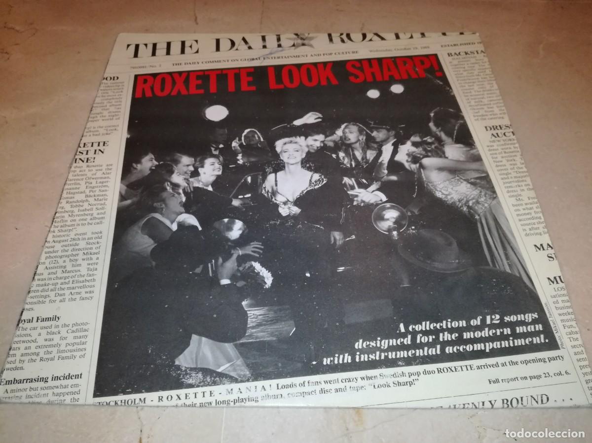 Discos de vinilo: ROXETTE-LOOK SHARP!-CONTIENE ENCARTE-ORIGINAL ESPA&Ntilde;OL 1989